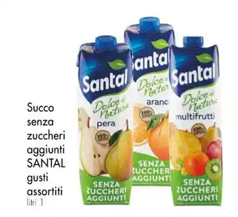 Famila Superstore Succo senza zuccheri aggiunti SANTAL gusti assortiti litri 1 offerta
