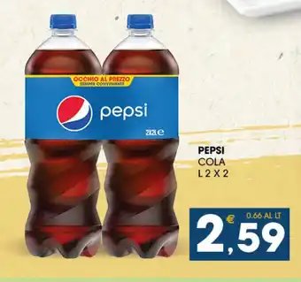 SeBón Supermercati PEPSI COLA L 2 X 2 offerta