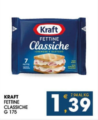 SeBón Supermercati KRAFT FETTINE CLASSICHE G 175 offerta