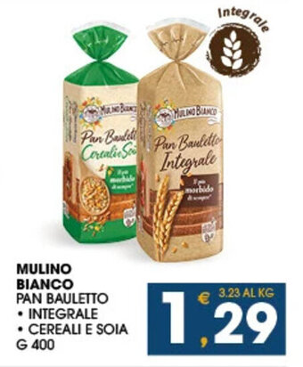 SeBón Supermercati MULINO BIANCO PAN BAULETTO G 400 offerta