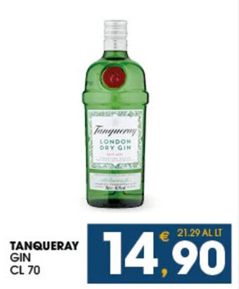 SeBón Supermercati TANQUERAY GIN CL 70 offerta