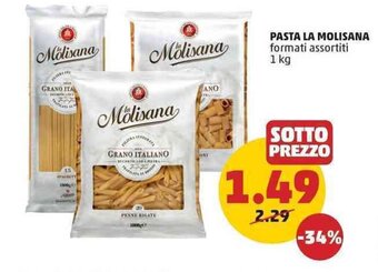 PENNY PASTA LA MOLISANA formati assortiti 1 kg offerta