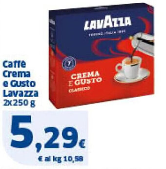 Sigma Caffe Crema e Gusto Lavazza 2x250 g offerta