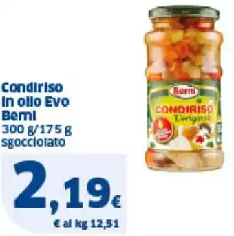 Condiriso In ollo Evo Beml 300 g/175 g sgocciolato