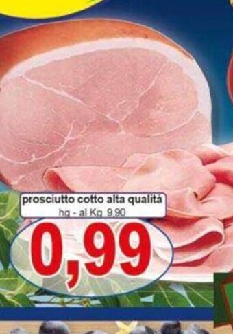 Pewex prosciutto cotto alta qualità hg-al Kg 9.90 offerta