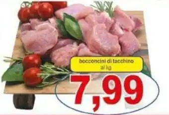 Pewex bocconcini di tacchino al kg offerta