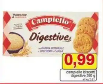 Pewex campiello biscotti digestive 380 g offerta