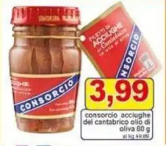 Pewex consorcio acciughe del cantabrico olio di oliva 80 g offerta