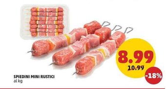 PENNY SPIEDINI MINI RUSTICI offerta