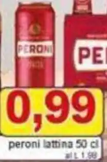 Pewex peroni lattina 50 cl offerta