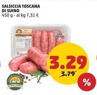 PENNY SALSICCIA TOSCANA DI SUINO 450 g offerta