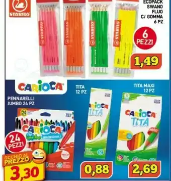 Maury's Stabilo Pennarelli offerta