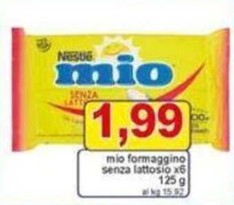 Pewex mio formaggino senza lattosio x6 125 g offerta