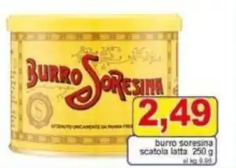 Pewex burro soresina scatola latta 250 g offerta