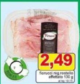 fiorucci reg.rostello affettato 130 g