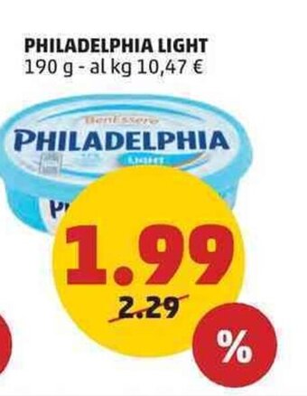 PENNY PHILADELPHIA LIGHT 190 g offerta
