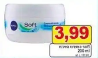 Pewex nivea crema soft 200 ml offerta