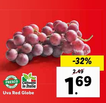 Lidl Uva Red Globe offerta