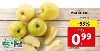 Lidl Mele Golden offerta