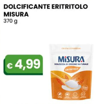 DOLCIFICANTE ERITRITOLO MISURA 370 g
