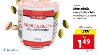 Lidl Salumeo Mortadella con pistacchio 500g offerta