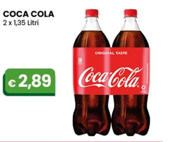 COCA COLA 2 x 1,35 Litri
