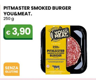 PITMASTER SMOKED BURGER YOU&MEAT. 250 g