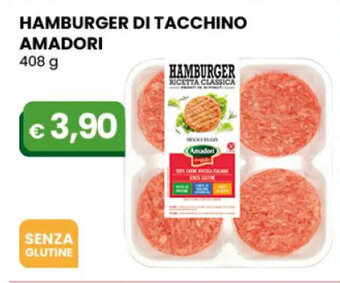 Gala Supermercati HAMBURGER DI TACCHINO AMADORI 408 g offerta