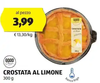 ALDI CROSTATA AL LIMONE 300 g offerta