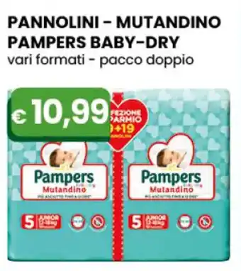 PANNOLINI - MUTANDINO PAMPERS BABY-DRY