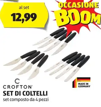CROFTON® SET DI COLTELLI set composto da 4 pezzi