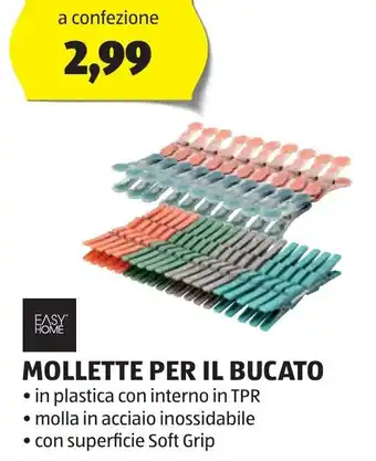 ALDI EASY HOME MOLLETTE PER IL BUCATO • in plastica con interno in TPR • molla in acciaio inossidabile • con superficie Soft Grip offerta
