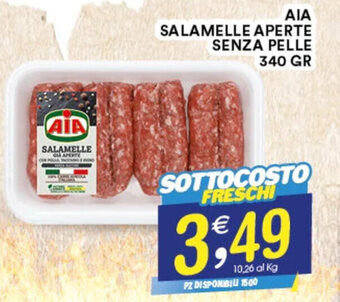 Gecop AIA SALAMELLE APERTE SENZA PELLE 340 gr offerta