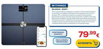 Euronics WITHINGS BILANCIA - BODY+ offerta