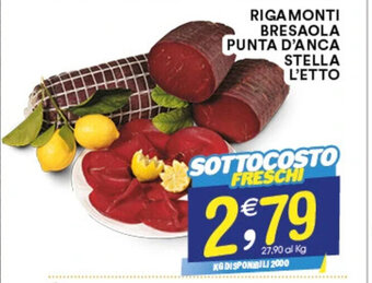 Gecop RIGAMONTI BRESAOLA PUNTA D'ANCA STELLA L'ETTO offerta