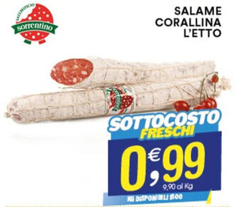 SALAME CORALLINA L'ETTO