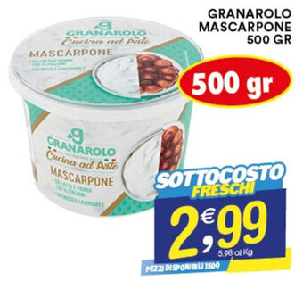 Gecop GRANAROLO MASCARPONE 500 GR offerta
