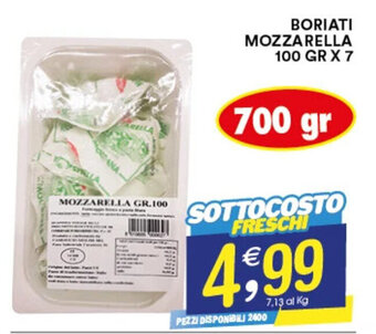 Gecop BORIATI MOZZARELLA 100 GR X 7 offerta
