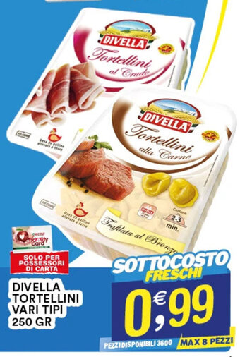 Gecop DIVELLA TORTELLINI VARI TIPI 250 GR offerta