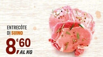 Supermercati Dok Entrecòte di suino offerta