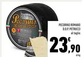 Conad Petrucci pecorino romano d.o.p. offerta