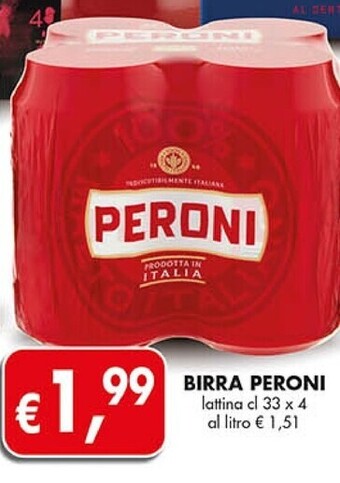 Coal Peroni birra offerta