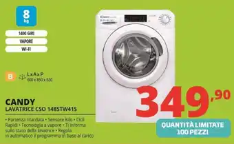 Comet Candy lavatrice cso 1485tw41s offerta