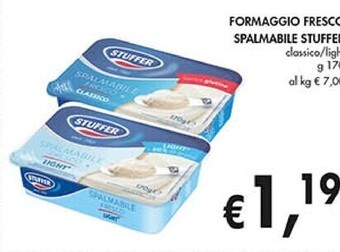 Coal Stuffer formaggio fresco spalmabile offerta