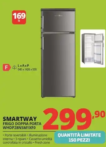 Comet Smartway frigo doppia porta whdp28nsm1xf0 offerta