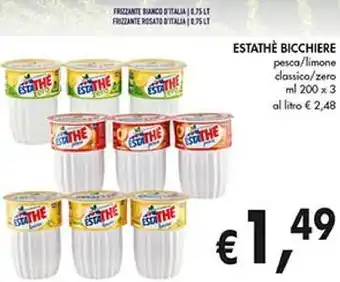 Coal Estathé bicchiere offerta
