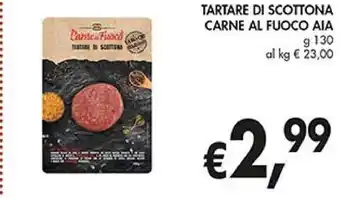 Coal Aia tartare di scottona carne al fuoco offerta