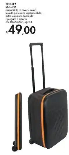 Bennet Rollink trolley offerta