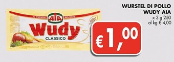 Coal Aia wurstel di pollo wudy offerta