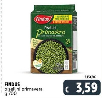 Gourmet Déco Findus pisellini primavera offerta